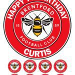 BRENTFORD FC CAKE TOPPER