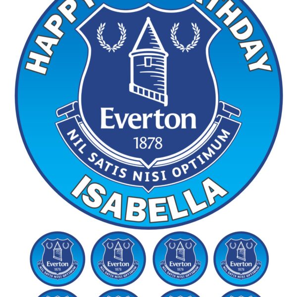 Everton Football Club birthday badges and gifts (BB452) | bongobadges