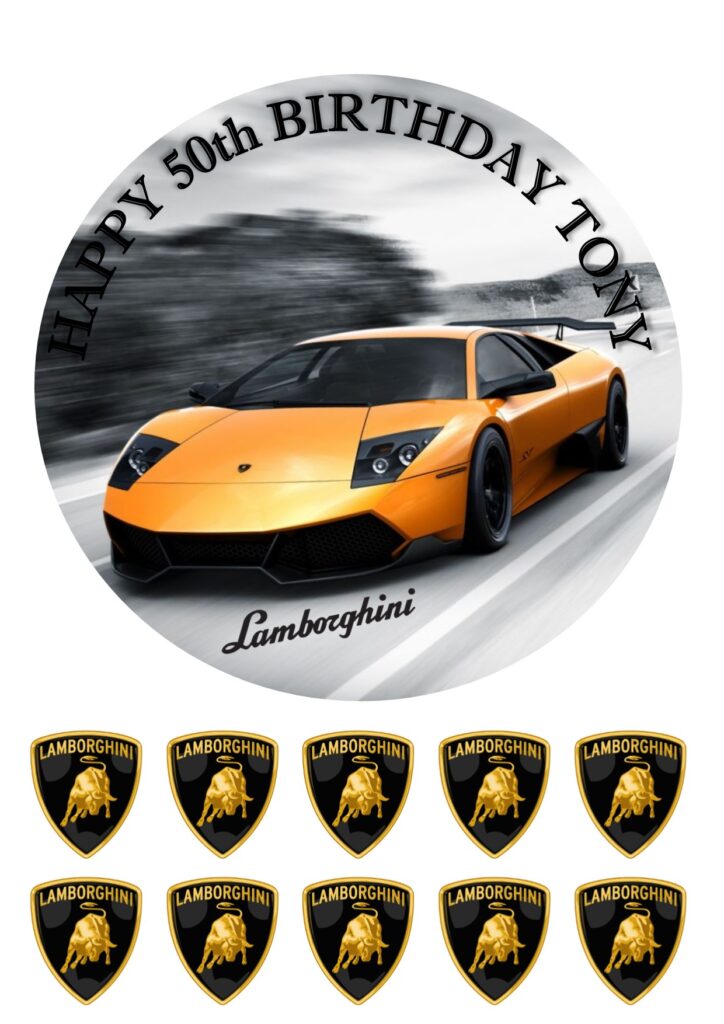 Lamborghini Cake - TheCakes.in