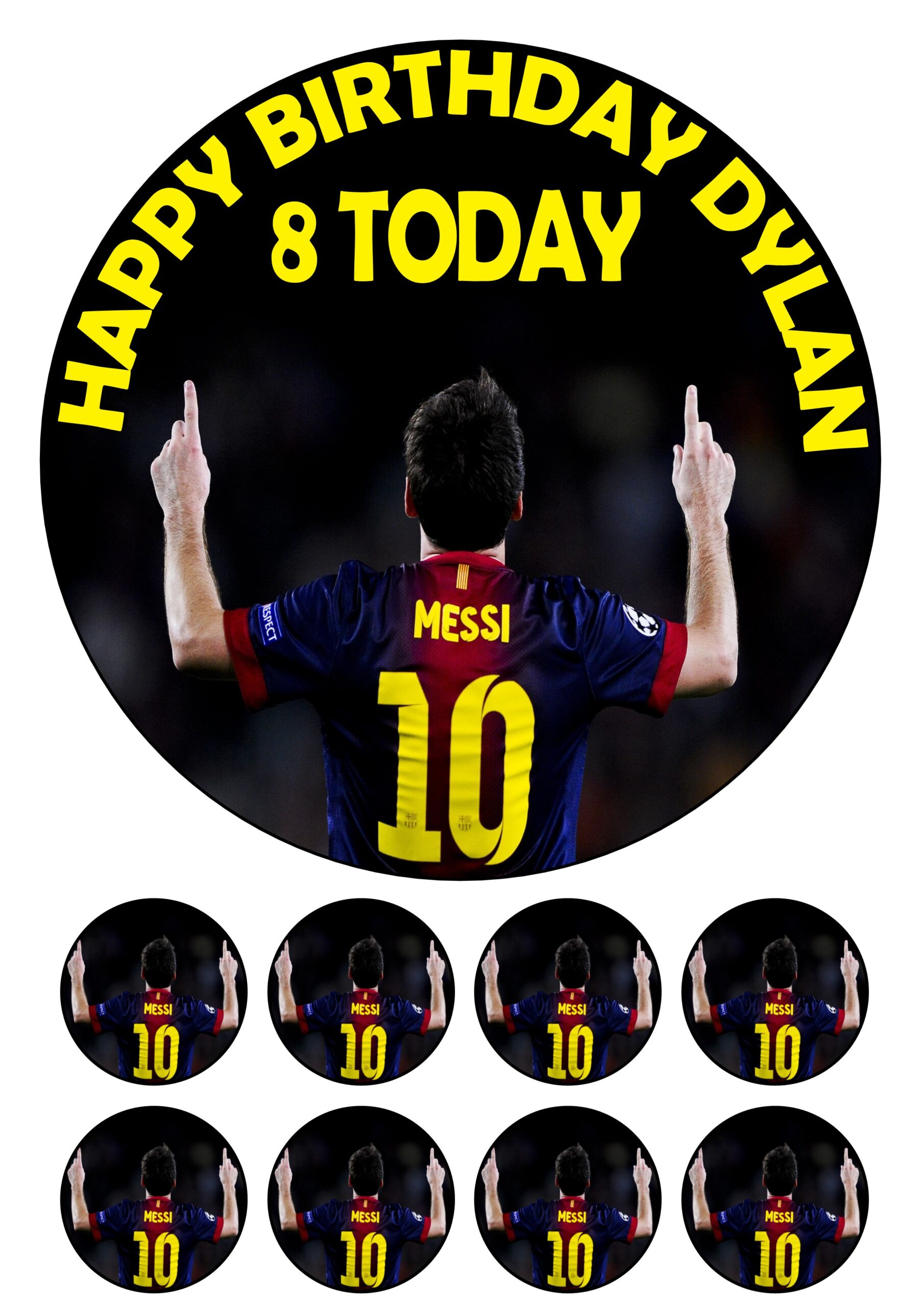 Messi Argentina Cake Topper Centerpiece Birthday Party Decorations CP7 –  Edible Cake Topper Corp