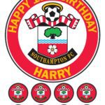 southampton ICING BIRTHDAY CAKE TOPPER