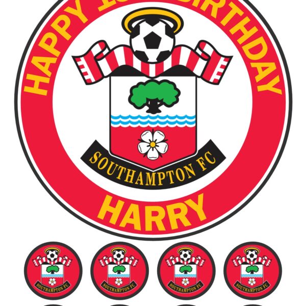 southampton ICING BIRTHDAY CAKE TOPPER