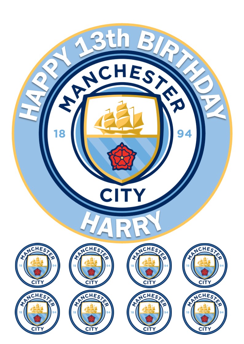 Man City cake | City cake, Birthday cake, Cake