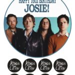 Kings Of Leon Icing Birthday Cake Topper & 8 Cupcake Toppers