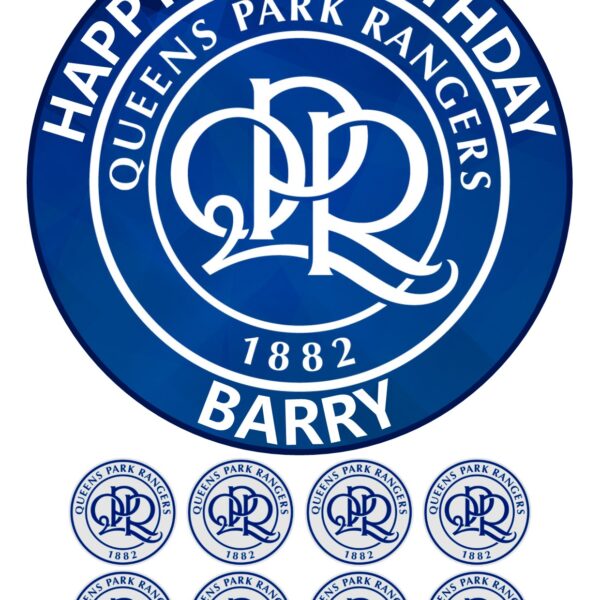 QPR ICING BIRTHDAY CAKE TOPPER