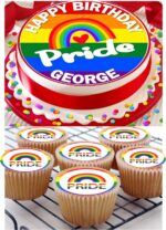 gay pride cupcakes