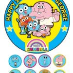 The Amazing World Of Gumball cake topper
