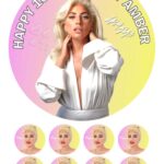 LADY GAGA ICING CAKE TOPPER