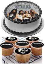 metallica cake topper