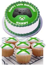 xbox icing birthday cupcakes