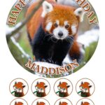 RED PANDA CAKE TOPPER