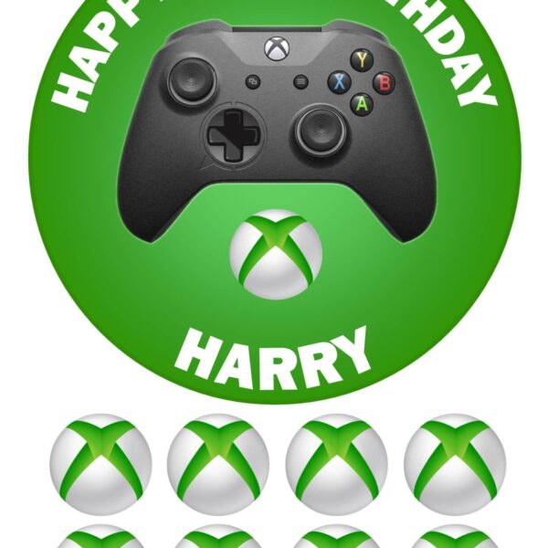 xbox icing cake topper