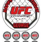 UFC BIRTHDAY ICING CUPCAKES