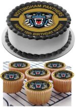 NOTTINGHAM PANTHERS CUPCAKE TOPPERS