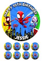 Spidey and His Amazing Friends spiderman cake topper