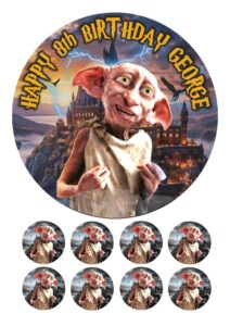 dobby harry potter icing cake topper