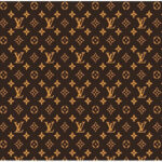 Brown Louis Vuitton LV ICING SHEET