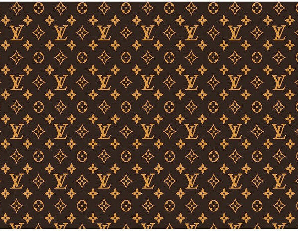 Brown Louis Vuitton LV ICING SHEET