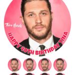 tom hardy birthday icing cake topper
