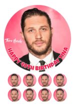 tom hardy birthday icing cake topper