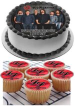 foo fighters icing birthday cupcakes