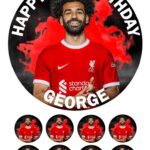 MO SALAH ICING CAKE TOPPER