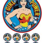 wonder woman cake topper