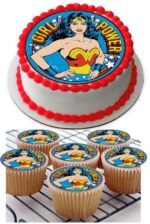 wonder woman cupcake toppers