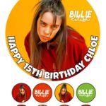 BILLIE EILISH BIRTHDAY CAKE TOPPER