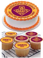 hudderfields giants icing cupcake topper