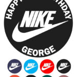 nike icing cake topper