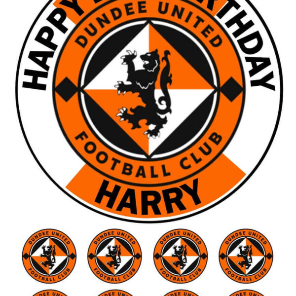 Dundee United Icing Cake Topper