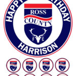 ross county icing cake topper
