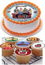 the Big Bang Theory cupcake toppers