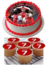 saka icing cake topper arsenal