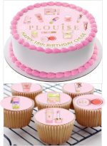 P.Louise icing birthday cupcake toppers