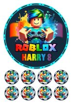 roblox icing cake topper