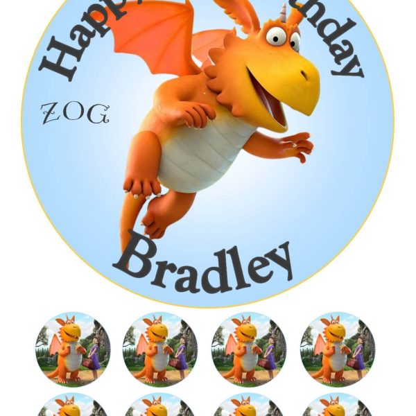 zog icing cake topper