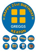 GREGGS ICING CUPCAKE TOPPERS