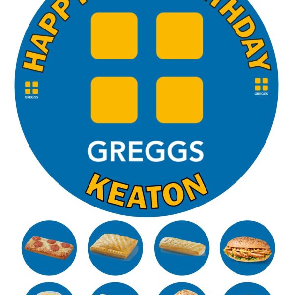 GREGGS ICING CUPCAKE TOPPERS
