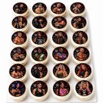 WWE icing cupcake toppers