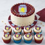 Aston Villa Cake Topper and Cupcake Toppers Personalised