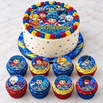 Beyblade Cake Topper and Cupcake Toppers Personalised