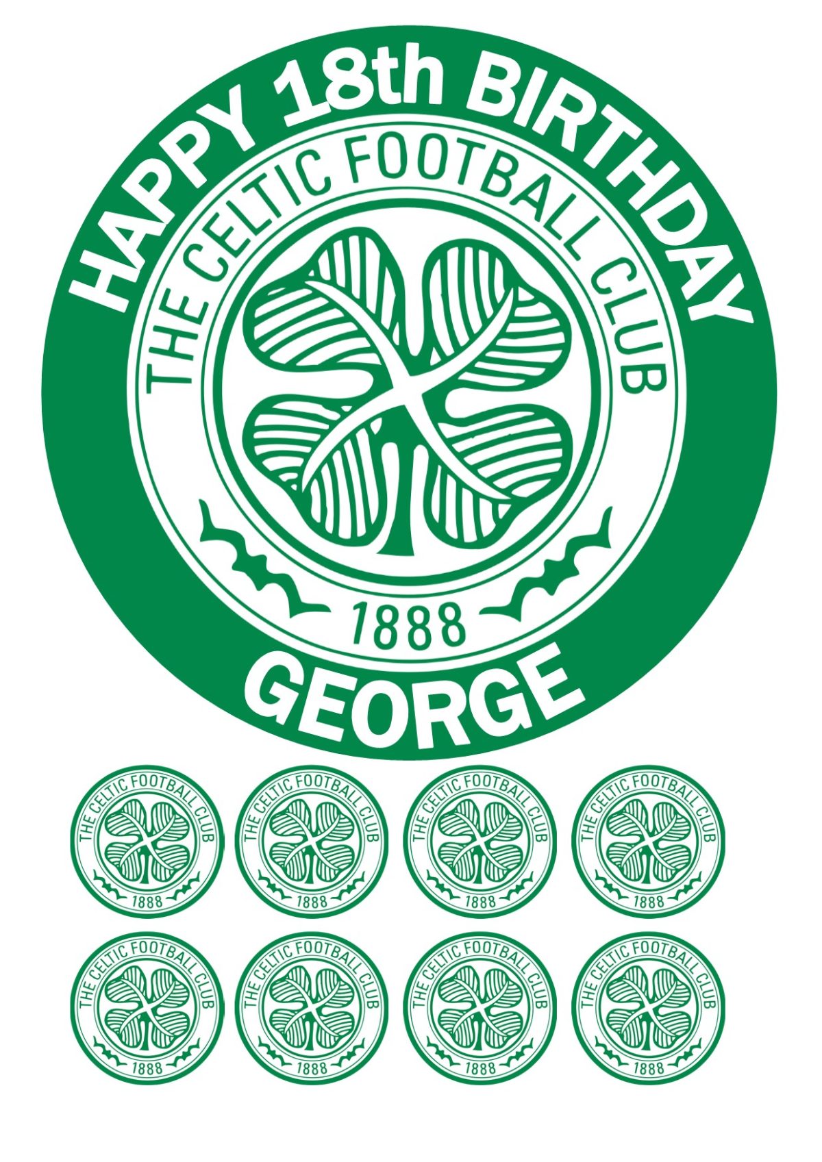 CELTIC CAKE TOPPER