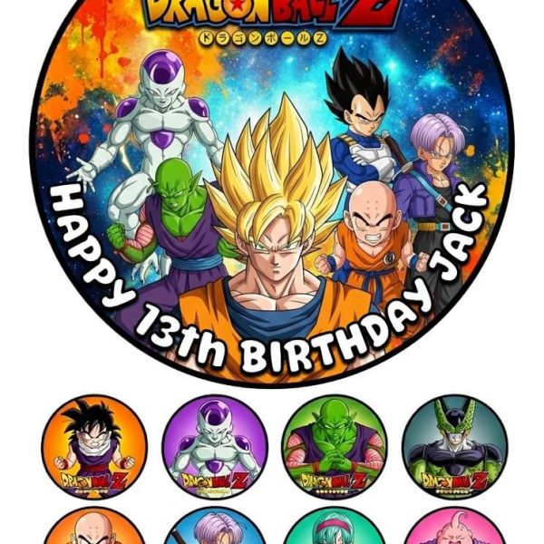 Dragon Ball Z cake topper
