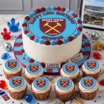 West Ham Cake Topper and Cupcake Toppers Personalised