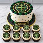 Stone Island Cake Topper and Cupcake Toppers Personalised
