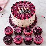 BLACKPINK cake topper close up edible print detail